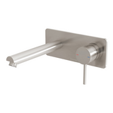 Wall Basin/Bath Phoenix Pina Mixer Set 180mm - Brushed Nickel