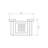Arcisan Axus Streamline Soap Dish - Chrome