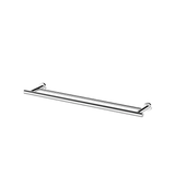 Axus Double Streamline Towel Rail 60cm Brushed Nickel PVD