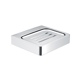 Eneo Streamline Soap Dish With 3 Drain Slots - Satin Nickel PVD