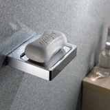 Eneo Streamline Soap Dish With 3 Drain Slots - Brushed Gunmetal