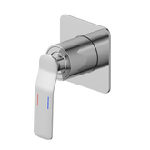 Synergii Shower/Bath Streamline Mixer - White (Chrome Trim)