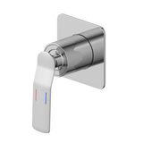 Synergii Shower/Bath Streamline Mixer - White (Chrome Trim)