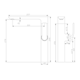 Synergii Sink Streamline Mixer Matte Black