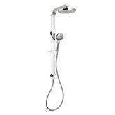 Synergii Streamline Shower With Hand Shower Bottom Diverter - Gunmetal PVD