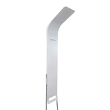 Streamline Synergii Shower Panel Right Side Operation Retrofittable Multi-Function Shower Tower - Matte White