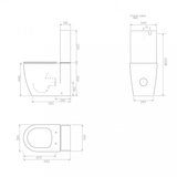 Arcisan Synergii One Back to Wall Back Inlet Streamline Suite Wrap Seat