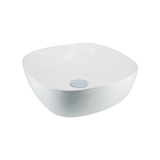 Streamline Arcisan Synergii Above Counter Basin No Tap Hole Oval White Ceramic - 375mm X 375mm