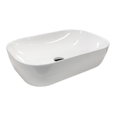Streamline Arcisan Synergii Above Counter Basin No Tap Hole Oval White Ceramic - 500mm X 390mm