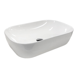 Streamline Arcisan Synergii Above Counter Basin No Tap Hole Oval White Ceramic - 500mm X 390mm