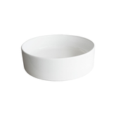Arcisan Xoni 40 Dia Thin Round Above Counter Streamline Basin - Matt White