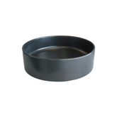 Arcisan Xoni 40 Dia Thin Round Above Counter Streamline Basin - Matt Black