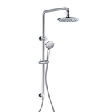 Axus Streamline Shower Column Bottom Div 250mm Head Air Fusion H/Shower - Brushed Gun Metal PVD