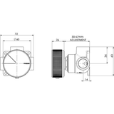 Axia Shower/Wall Phoenix Mixer - Matte Black