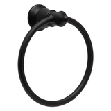 Lillian Fienza Towel Ring - Matte Black