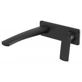 Mekko Wall Basin/ Bath Phoenix Mixer Set 200mm - Matte Black