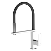 Vezz Flexible Hose Sink Phoenix Mixer (Square) - Chrome