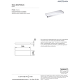 Arcisan Eneo Streamline Shelf 30cm - Chrome