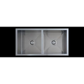 Uptown Double Bowl Interchange Sink 875 X 450 X 200 - Radius Corner
