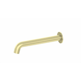 Nero Mecca Basin/Bath Spout Only 215mm - Brushed Gold