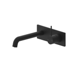 Mecca Wall Basin Nero Mixer Handle Up 160mm Spout - Matt Black