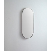 Modern Oblong Remer Mirror 460W X 1210H X 40D - Brushed Nickel