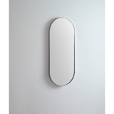 Modern Oblong Remer Mirror 460W X 1210H X 40D - Brushed Nickel