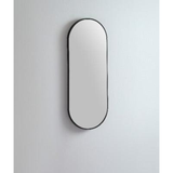 Modern Oblong Remer Mirror 460W X 1210H X 40D - Matt Black