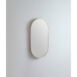 Modern Oblong Remer Mirror 460W X 910H X 40D - Brushed Brass