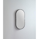 Modern Oblong Remer Mirror 460W X 910H X 40D - Matt Black