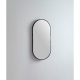 Modern Oblong Remer Mirror 460W X 910H X 40D - Matt Black