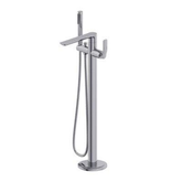 Synergii Free Standing Bath Streamline Mixer With Hand Shower - Brushed Gun Metal