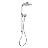 Synergii Streamline Shower With Hand Shower Bottom Diverter - Matt Black