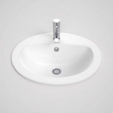 Stylus Venecia Drop In Vanity Caroma Basin 1 Tap Hole White