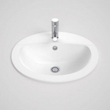 Stylus Venecia Drop In Vanity Caroma Basin 1 Tap Hole White