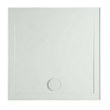 Aspire Lightweight Shower Base 900X900 Smc Cntr R/Outlt - White