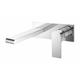 Bianca Wall Basin Nero Mixer Shower - Chrome