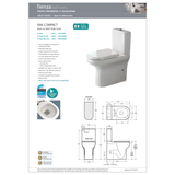 RAK Compact Back to Wall Fienza Toilet Suite
