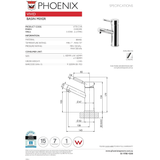 Vivid Basin Phoenix Mixer - Chrome