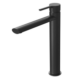 Vivid Slimline Oval Vessel Phoenix Mixer - Matte Black