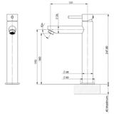 Pina Vessel Phoenix Mixer - Brushed Nickel