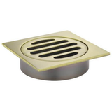 Meir Square Floor Grate Shower Drain 80Mm Outlet - Tiger Bronze