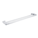Nero Pearl/Vitra Double Towel Rail 800mm - Chrome