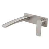 Mekko Wall Basin/ Bath Phoenix Mixer Set 200mm - Brushed Nickel