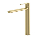 Vivid Slimline Oval Vessel Phoenix Mixer - Brushed Gold