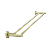 Meir Round Double Towel Rail 600Mm - Tiger Bronze