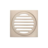 Meir Square Floor Grate Shower Drain 100Mm Outlet - Champagne