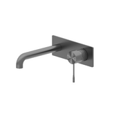 Opal Wall Basin/Bath Mixer - Gunmetal
