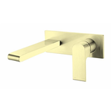 Bianca Wall Basin Nero Mixer - Brushed Gold