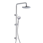 Streamline Axus Shower Column with Slide Rail & Bottom Diverter - Chrome